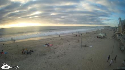 17th St. Del Mar Beach - 4K NW View Live Cam - Aug 14, 2026, 6:45pm PDT