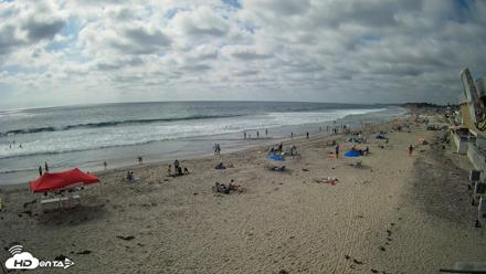 17th St. Del Mar Beach - 4K NW View Live Cam - May 23, 2026, 4:26pm PDT
