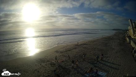 17th St. Del Mar Beach - 4K NW View Live Cam - Jun 9, 2026, 6:52pm PDT