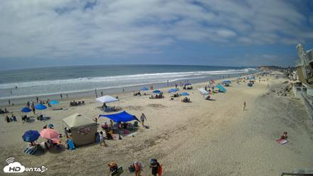 17th St. Del Mar Beach - 4K NW View Live Cam - May 10, 2026, 1:59pm PDT