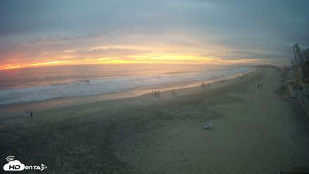17th St. Del Mar Beach - 4K NW View Live Cam - Sep 27, 2026, 6:55pm PDT