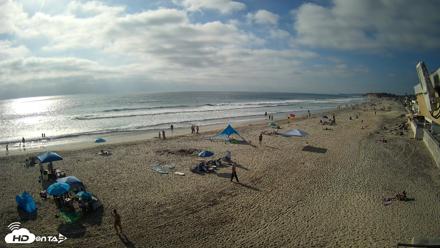 17th St. Del Mar Beach - 4K NW View Live Cam - May 9, 2026, 5:20pm PDT