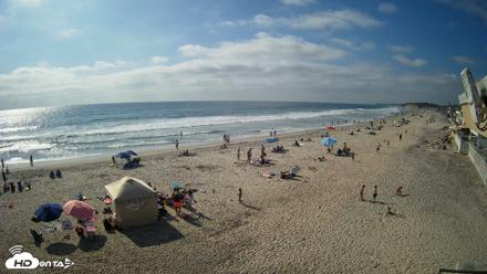 17th St. Del Mar Beach - 4K NW View Live Cam - May 10, 2026, 4:39pm PDT