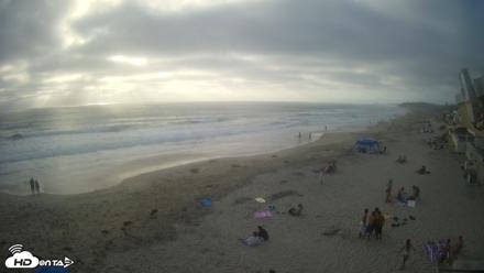 17th St. Del Mar Beach - 4K NW View Live Cam - Jul 8, 2026, 6:48pm PDT