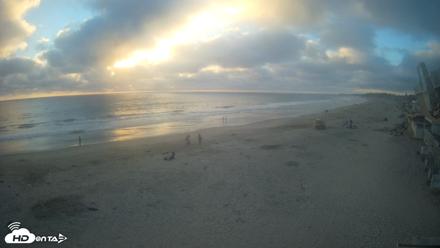 17th St. Del Mar Beach - 4K NW View Live Cam - Jul 5, 2026, 7:37pm PDT