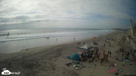 17th St. Del Mar Beach - 4K NW View Live Cam - Jun 5, 2026, 4:58pm PDT