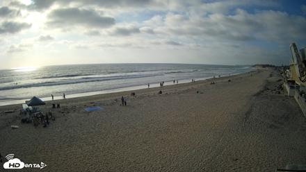 17th St. Del Mar Beach - 4K NW View Live Cam - May 1, 2026, 5:47pm PDT