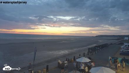 St. Quens Bay Jersey Island Live Webcam - Aug 8, 2026, 8:50pm BST