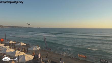 St. Quens Bay Jersey Island Live Webcam - Jul 3, 2026, 8:30pm BST