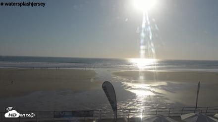 St. Quens Bay Jersey Island Live Webcam - May 25, 2026, 6:37pm BST
