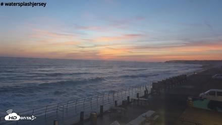 St. Quens Bay Jersey Island Live Webcam - Jul 2, 2026, 9:36pm BST