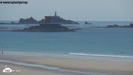 St. Quens Bay Jersey Island Live Webcam - Jul 7, 2026, 4:08pm BST