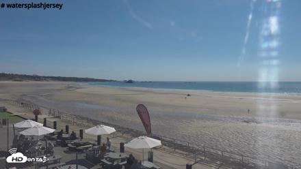 St. Quens Bay Jersey Island Live Webcam - Jul 7, 2026, 4:08pm BST