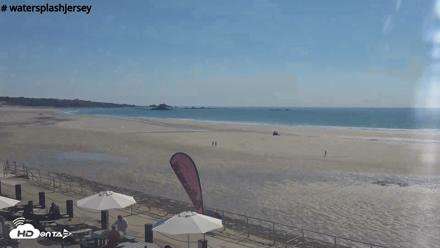 St. Quens Bay Jersey Island Live Webcam - Jul 7, 2026, 4:09pm BST