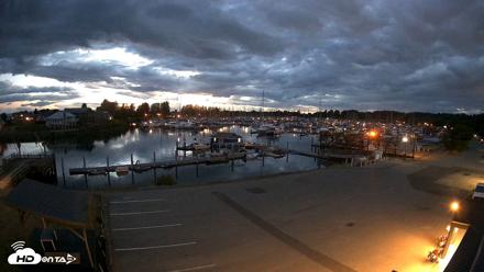 Point Roberts Marina NW Live Webcam - Aug 1, 2026, 9:31pm PDT