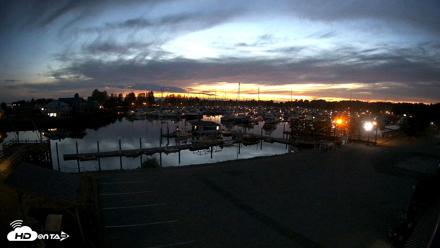 Point Roberts Marina NW Live Webcam - Sep 10, 2026, 8:18pm PDT