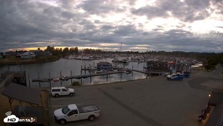 Point Roberts Marina NW Live Webcam - Jul 9, 2026, 9:32pm PDT