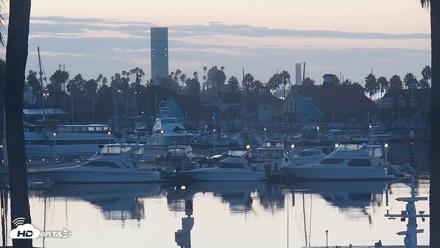 Long Beach Harbor Live Webcam - Oct 21, 2026, 6:56am PDT