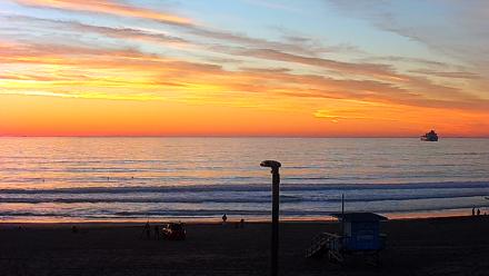 El Porto - Manhattan Beach Live Surf Webcam - Jan 16, 2026, 5:14pm PST