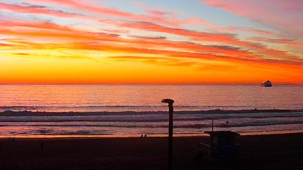 El Porto - Manhattan Beach Live Surf Webcam - Jan 16, 2026, 5:25pm PST