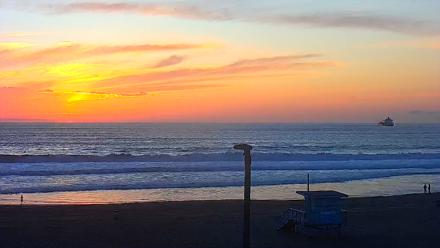 El Porto - Manhattan Beach Live Surf Webcam - Feb 6, 2026, 5:31pm PST