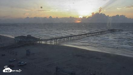 The Dunes - Port Aransas Live Beach Cam - Oct 14, 2026, 7:36am CDT