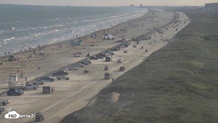 The Dunes - Port Aransas Live Beach Cam - Sep 26, 2026, 5:47pm CDT