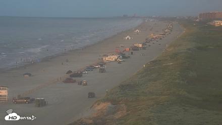 The Dunes - Port Aransas Live Beach Cam - Aug 9, 2026, 7:06am CDT