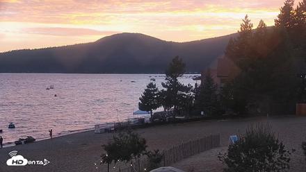 Kings Beach North Lake Tahoe Live Webcam - Aug 17, 2026, 7:55pm PDT