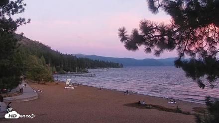 Kings Beach North Lake Tahoe Live Webcam - Aug 22, 2026, 7:54pm PDT