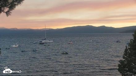 Kings Beach North Lake Tahoe Live Webcam - Jul 26, 2026, 8:09pm PDT