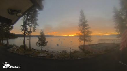 Carnelian Bay Lake Tahoe Live Webcam - Sep 27, 2026, 6:55am PDT