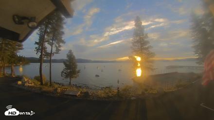 Carnelian Bay Lake Tahoe Live Webcam - Sep 27, 2026, 7:10am PDT