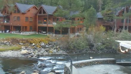 Tahoe City's River Ranch Lodge Live Cam - Oct 15, 2025, 5:25pm PDT