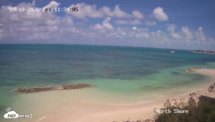 Turks & Caicos North Shore Live Webcam - Sep 18, 2026, 12:34pm EDT