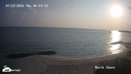 Turks & Caicos North Shore Live Webcam - Jul 23, 2026, 7:15am EDT