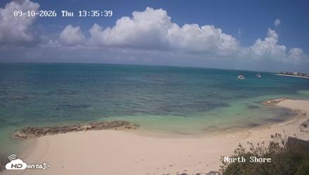 Turks & Caicos North Shore Live Webcam - Sep 10, 2026, 2:36pm EDT