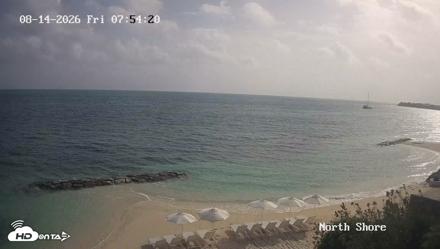 Turks & Caicos North Shore Live Webcam - Aug 14, 2026, 8:55am EDT