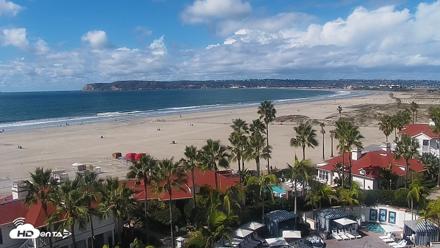 Hotel Del Coronado North Roaming Live Cam - Oct 22, 2026, 11:54am PDT