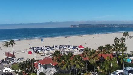 Hotel Del Coronado North Roaming Live Cam - Jun 13, 2026, 10:33am PDT