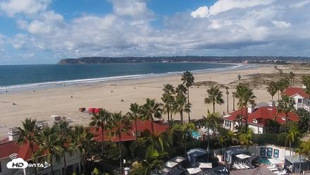 Hotel Del Coronado North Roaming Live Cam - Oct 22, 2026, 12:14pm PDT