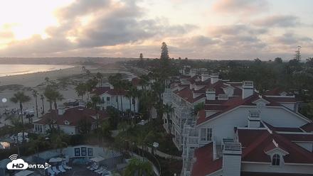 Hotel Del Coronado North Roaming Live Cam - Aug 11, 2026, 7:20pm PDT
