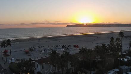 Hotel Del Coronado North Roaming Live Cam - Oct 7, 2025, 6:18pm PDT