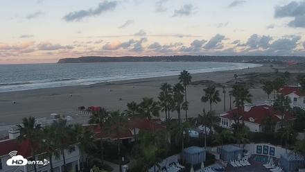 Hotel Del Coronado North Roaming Live Cam - Oct 22, 2026, 7:12am PDT