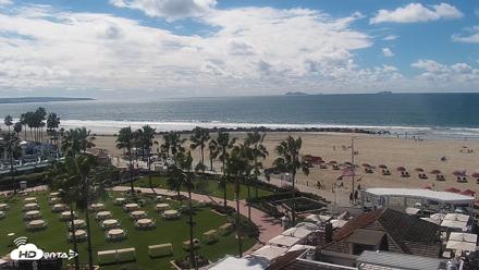 Hotel Del Coronado North Roaming Live Cam - Oct 22, 2026, 11:54am PDT