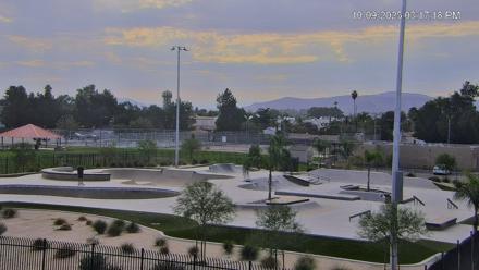 Hemet California Live Skate Park Webcam - Oct 9, 2025, 3:18pm PDT
