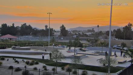Hemet California Live Skate Park Webcam - Feb 6, 2026, 5:21pm PST