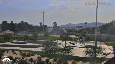 Hemet California Live Skate Park Webcam - Sep 9, 2026, 4:45pm PDT