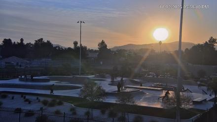 Hemet California Live Skate Park Webcam - Nov 2, 2025, 4:38pm PST