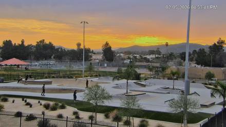 Hemet California Live Skate Park Webcam - Feb 5, 2026, 4:54pm PST
